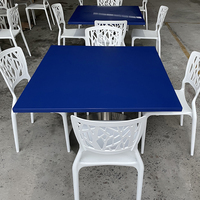 Acryl-Massivoberflächen Moderne Esstischplatten Günstige Restauranttische und -stühle für den Heimgebrauch