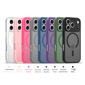 Funda Magnética Personalizada para Teléfono Móvil con Botones de Carga Inalámbrica Resistentes a Caídas para iPhone <span class=keywords><strong>14</strong></span> 15 16 Plus 17 <span class=keywords><strong>Pro</strong></span> Air <span class=keywords><strong>Pro</strong></span> <span class=keywords><strong>Max</strong></span> - Product Image 5