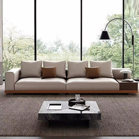Ensemble de canapés en cuir véritable Connolly de style italien rétro, compact, moderne, pour salon, avec pieds en acier inoxydable
