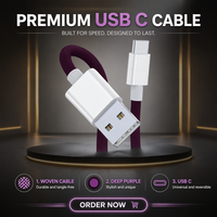 Kabel Pengisian Cepat Magnetik Tipe-C ke Tipe-C PD 60W Berbahan Nilon Kepang Baru untuk Smartphone/iPad/Laptop - Konduktor Tembaga Berlapis Timah ROSH