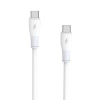 Kabel Data Silikon Pengisian Cepat PD Tipe-C 65W Berkualitas Tinggi Model Youjie C-C65W untuk Komputer & Transfer Data