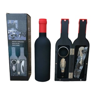Hot bán mở chai rượu vang Opener <span class=keywords><strong>Set</strong></span> Hộp quà tặng rượu vang chai hình rượu vang Opener <span class=keywords><strong>Set</strong></span> - Product Image 3