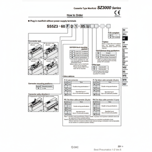 Colector neumático SMC Pneumatics, piezas neumáticas de - Product Image 1