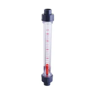 Manufacturer LZT-S Series Low Price Plastic Tube Float Flowmeter Rotameter Variable Area Water Flowmeters