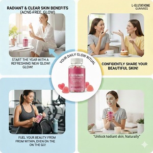Integratore di bellezza anti-età Private Label 13 in 1 con L-Glutatione, Collagene, Biotina, Vitamina C ed E per lo sbiancamento della pelle - Product Image 3