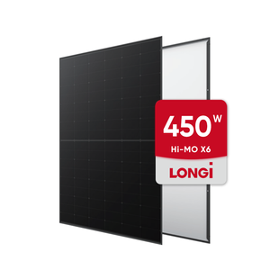 Panneaux solaires photovoltaïques <span class=keywords><strong>Longi</strong></span> All Black N-Type IBC 415W-450W, entièrement noirs, certifiés TUV - Product Image 1