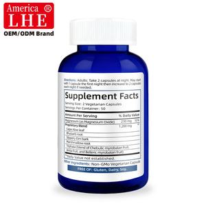 Nuevo Suplemento de Magnesio Complejo en Cápsulas (100 Unidades) para Adultos, Mejora los Músculos y la Energía, Cápsulas de Magnesio Herbal - Product Image 3