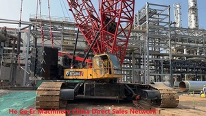 Grue sur chenilles d'occasion SANY SCC4000 fabriquée en Chine, 400 tonnes, grande capacité de levage, machinerie de construction pour les voies ferrées à grande vitesse - Product Image 5