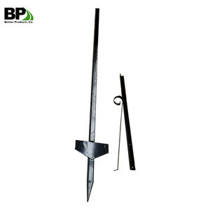 Support de signalisation résidentiel en acier pour les panneaux de propriétés immobilières dans les jardins et les pelouses - Product Image 1