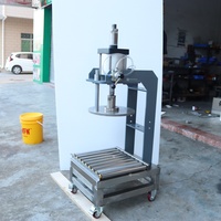 18L 20L 25L Semi Automatique Pneumatique Industriel En Plastique Baril Peinture Seau Tambour Capsuleuse Capsuleuse Usine Personnalisé Prix