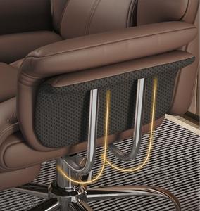 モダンな高級ボスホームオフィスチェア居心地の良い黒合成皮革オフィスチェア - Product Image 5