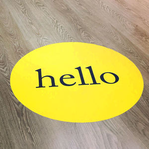 สติ๊กเกอร์ไวนิลติดพื้น ทนทาน ขนาดและลวดลายตามสั่ง ป้องกันรังสียูวี เป็นมิตรกับสิ่งแวดล้อม ป้องกันการสึกหรอ ทนต่อรอยขีดข่วน เหมาะสำหรับตกแต่งพื้นที่ในห้างสรรพสินค้า สำนักงาน ร้านค้า - Product Image 2