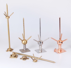 Hot bán sét bảo vệ không khí thiết bị đầu cuối sét <span class=keywords><strong>arrester</strong></span> Kỹ Thuật Xây dựng nối đất hệ thống sét Rod - Product Image 4