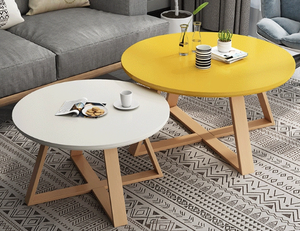 Mesa de centro de madera maciza de estilo nórdico Simple moderno Diseño pequeño creativo Ins del fabricante para la sala de estar del hogar - Product Image 5