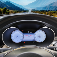 Tulis HUD Kompatibel Virtual Cockpit untuk Mercedes Benz V Class W447 2016-2019 Speedometer LCD Lengkap Instrumen Dashboard