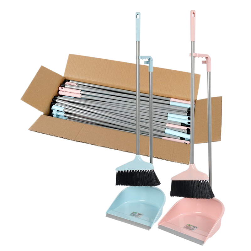Factory Wholesale Broom Dustpan Set Plastic