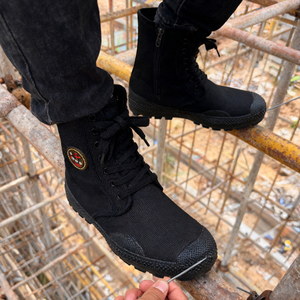 <span class=keywords><strong>Chaussures</strong></span> de sécurité classiques et élégantes pour hommes, toutes saisons, robustes, respirantes, antidérapantes, pour chantier, construction, randonnée, à lacets, montantes - Product Image 2