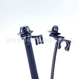 คลิปหนีบสายไฟ Shuangxuan สีดำ พลาสติก สำหรับยึดสายไฟรถยนต์ แบบเดี่ยว - Product Image 4