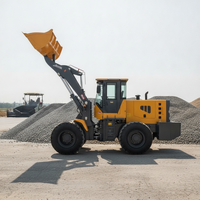 Chargeuse sur pneus diesel de chantier avec système de commande hydraulique et puissance élevée