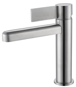 Sọc xử lý thép không gỉ lưu vực vòi Mixer tap đơn xử lý đơn lỗ phòng tắm vòi sang trọng khách sạn cấp - Product Image 1
