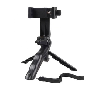 Empuñadura de pistola portátil 2 en 1 <span class=keywords><strong>Mini</strong></span> trípode 360 Clip giratorio Marco DE MESA DE TELÉFONO MÓVIL Mango giratorio Accesorios de estudio fotográfico - Product Image 1