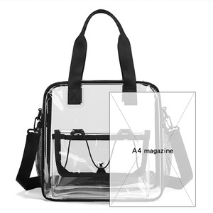 Korean Style Transparent PVC Women's <b>Backpack</b> <b>Waterproof</b> Stain-Resistant Simple Stylish New Cross-Border Travel Storage Bag for - Product Image 4