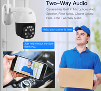 Cámara de Seguridad Camhi Pro 5MP con Zoom Óptico 5X, Detección Humana, Seguimiento Automático, IP66 Impermeable, Visión Nocturna, 4G WiFi, Tarjeta SIM, 2MP