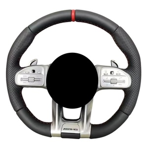 Volante de Cuero Personalizado de Fábrica para Mercedes Benz Clase A, B, C, G, GLA, GLC, GLE, AMG - Product Image 1