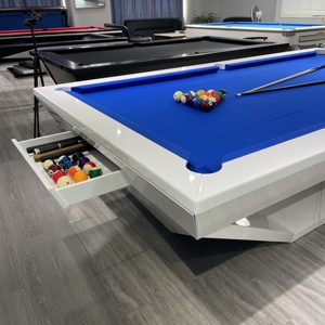 Mesa de <span class=keywords><strong>Billar</strong></span> de Lujo con Patas de Madera Sólida, Estilo Moderno Personalizado, Mesa de <span class=keywords><strong>Billar</strong></span>/Snooker de Alta Calidad a Precio de Mayoreo - Product Image 2