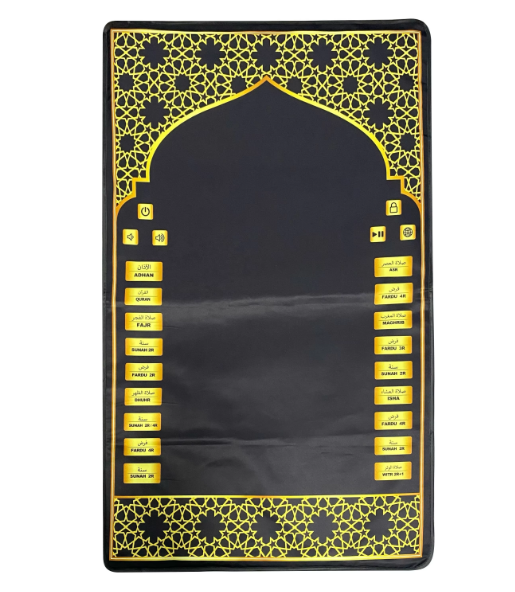 Education Islamic  Portable Mat Superb Quality Smart  Electronic Kids Prayer Mat for Gift Russian Uzbek 5 Languages