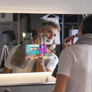 MIRROH.AI Luxury Smart <strong>Mirror</strong> <strong>TV</strong> Android WiFi Magic <strong>Mirror</strong> Television for Living Room Hotel Decorative Waterproof <strong>Mirror</strong> <strong>TV</strong> - Product Image 6