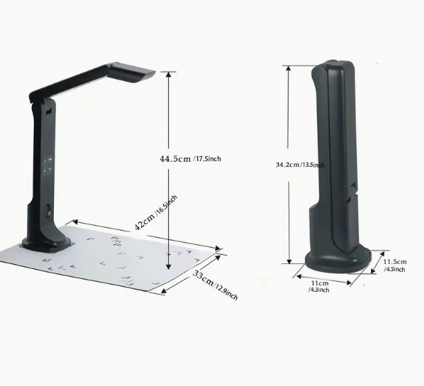 ShenMaiDi Visualizer Portable Scanner A4 16 Million Pixels Visual Presenter Portable Scanner Document Camera for Teachers