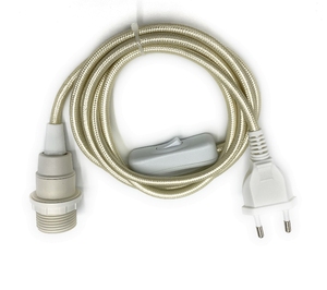 Dệt/Dây Vải E27/E14 Ổ Cắm Dây Thiết Lập Với Plug/Power Cable Cắm Thiết Lập - Product Image 2