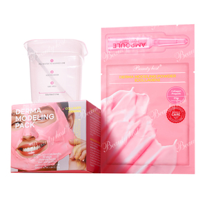 Masque facial en poudre douce pour spa à domicile, pack modelant <span class=keywords><strong>Derma</strong></span> 25g, sérum 2ml, masque facial peel-off - Product Image 1