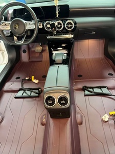 360 องศาเต็มรูปแบบ °   พรมปูพื้นรถยนต์หนังแท้สำหรับ Toyota <span class=keywords><strong>Mazda</strong></span> Hyundai Lexus Honda BMW Ford Tesla - ชุดพรมปูพื้นรถยนต์ - Product Image 2