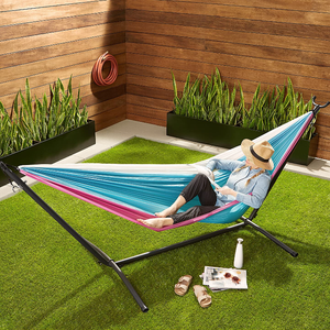 Woqi Fabricant FAIBLE QUANTITÉ MINIMALE DE COMMANDE Personnalisé Double et Simple Voyage <span class=keywords><strong>Hamac</strong></span> de Camping Léger En Plein Air - Product Image 2