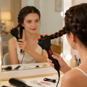 Máquina Eléctrica para Trenzar el Cabello, Herramienta de Peinado Automática e Inteligente para Adultos y Niños, en Oferta - Product Image 6