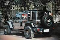 Accessoires tout-terrain pour voiture LUMA 4x4, porte-bagages de toit en aluminium pour voiture avec échelle pour Jeep Wrangler JL 2018+ Jk 2007-2017