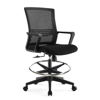 Chaise de bureau NOEL à dossier moyen, ergonomique, en maille, confortable, pivotante, pas chère, pour le personnel, avec repose-pieds, Sillas De Oficina