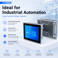 Computadora Comercial con Pantalla Táctil de 10.4 Pulgadas, Doble LAN, COM, USB para Kiosco de Autoservicio, OEM, ODM, Pantalla Táctil Personalizada, PC Todo en Uno