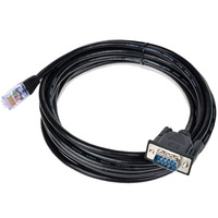 Cable Ethernet VGA Macho a RJ45 8P8C, DB9 RS232 a Cat5/Cat6, Conductor Chapado en Oro, Blindaje Trenzado, CE RoHS, para Uso en Computadoras