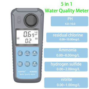 Medidor <span class=keywords><strong>de</strong></span> Calidad del Agua Multifuncional AE86063, Detector <span class=keywords><strong>de</strong></span> Amoníaco, Nitrógeno, <span class=keywords><strong>PH</strong></span>, <span class=keywords><strong>Cloro</strong></span> Residual, Sulfuro <span class=keywords><strong>de</strong></span> Hidrógeno, <span class=keywords><strong>Analizador</strong></span> <span class=keywords><strong>de</strong></span> Nitritos - Product Image 2