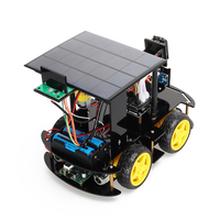 Kit de voiture robot solaire Tscinbuny avec carte de développement multisensorielle et programmation ESP32 Cam