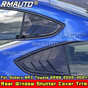 Cubierta de Persiana para Ventana Lateral Trasera de Coche BRZ GR86, Estilo DC en Negro Mate para Subaru BRZ Toyota GR86 2022-2024, Accesorios para Coche - Product Image 1