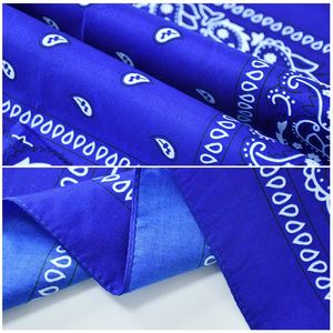 Bandana personnalisée colorée, bandana carré en soie personnalisé, bandana classique imprimé, bandana personnalisé avec logo, bandana en coton rouge - Product Image 4