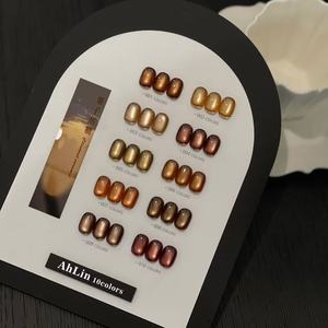 Vente chaude, gel pour œil de chat de haute qualité, 15 ml, ensemble de gel pour œil de chat, écologique, non toxique, 10 couleurs, kit de gel pour œil de chat, vernis gel UV pour salon de manucure - Product Image 4