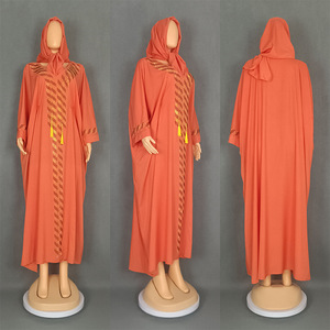 Ultimo Design americano musulmano con perline <span class=keywords><strong>Abaya</strong></span> abito di perline musulmano abito lungo abito <span class=keywords><strong>Abaya</strong></span> - Product Image 4