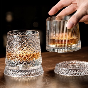 Verres <span class=keywords><strong>à</strong></span> <span class=keywords><strong>whisky</strong></span> rotatifs en <span class=keywords><strong>cristal</strong></span> de luxe personnalisés, gravés au diamant, <span class=keywords><strong>verre</strong></span> <span class=keywords><strong>à</strong></span> <span class=keywords><strong>whisky</strong></span> tournant - Product Image 5