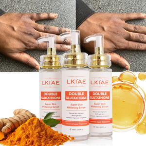 Sérum <span class=keywords><strong>Super</strong></span> Éclaircissant Marque Blanche au Curcuma, Aloès, Collagène et Bave d'Escargot, Éclaircissement Rapide des Zones Sombres, Visage et Corps, pour Peaux Foncées - Product Image 1