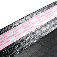 Sobres de burbuja acolchados con logotipo personalizado, papel de aluminio metálico, color oro rosa, bolsas de correo, correo